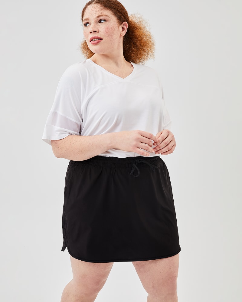 Front of plus size Calliope Short-Sleeve Tee by Marc NY | Dia&Co | dia_product_style_image_id:155782